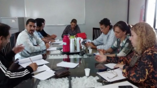 Dirigentes de entidades se reúnem para apresentar alternativas à reforma administrativa do prefeito Paulo Garcia. (Foto: Sindsaúde)